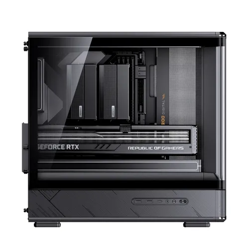 Case PC JONSBO M-ATX D200 Black – GPU 410mm| AIO 240mm| M-ATX